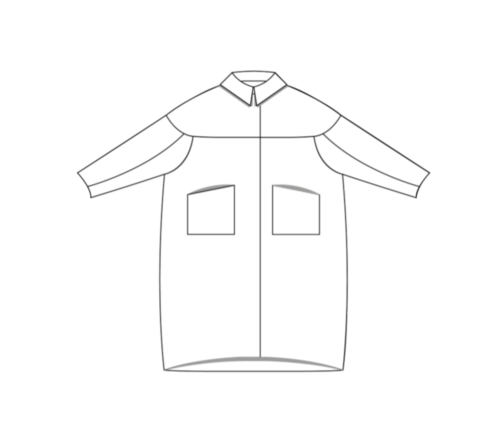 COCOON COAT PDF SYMØNSTER