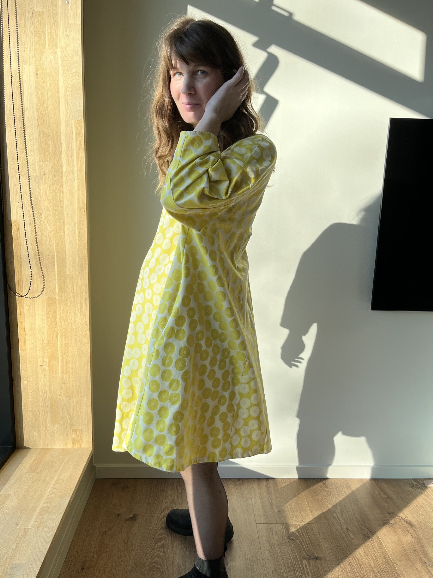 KOKKA stofpakke til FLUTTER DRESS str 38-48