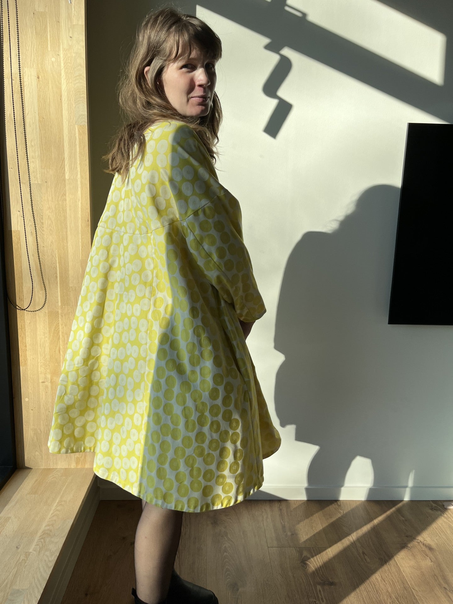 KOKKA stofpakke til FLUTTER DRESS str 38-48