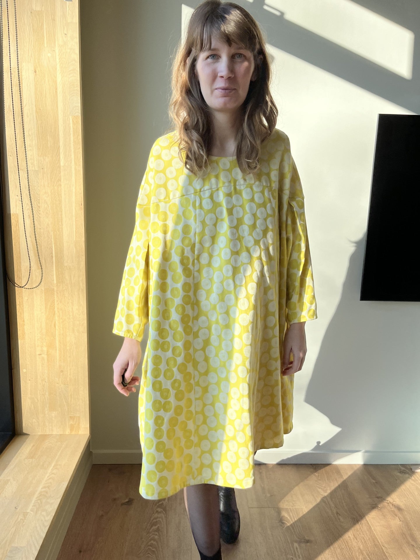 KOKKA stofpakke til FLUTTER DRESS str 38-48